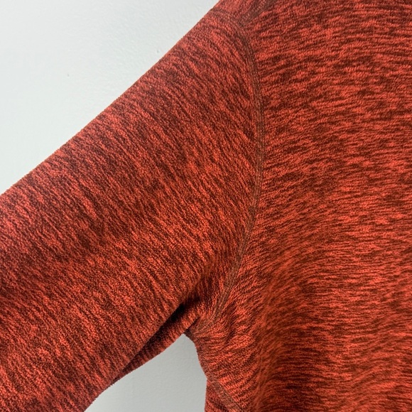 Eddie Bauer Men's Heathered Brick Red/Rust Full-Zip XL Jacket Gray Chest Panel - Picture 5 of 10